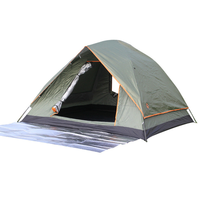 4 Personen Camping Aluminium Außenzelt mit Original Hexagonal/Diamant Boden Nagel