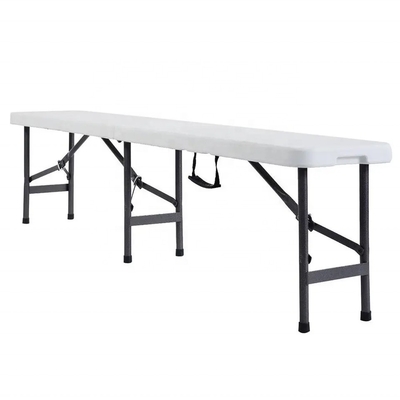 Modernes Design 6FT Klappbank mit Plastikplatte Weiß oder angepasste Farbe