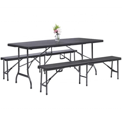 Aussenmöbel für das Essen mit Handgriff und Rattanmaterial