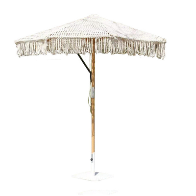 Allgemein 2.5mm Holzpol, europäischer Stil, Böhmenisch Terylen, Baumwolle, Strand-Holzschirm