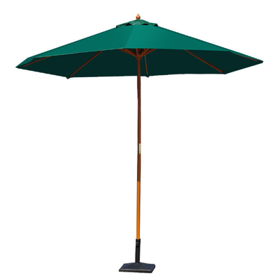 All in One Wasserdichtes Polyester Gewebe Freizeit Gerade Großer Holzschirm für die ganze Saison im Freien